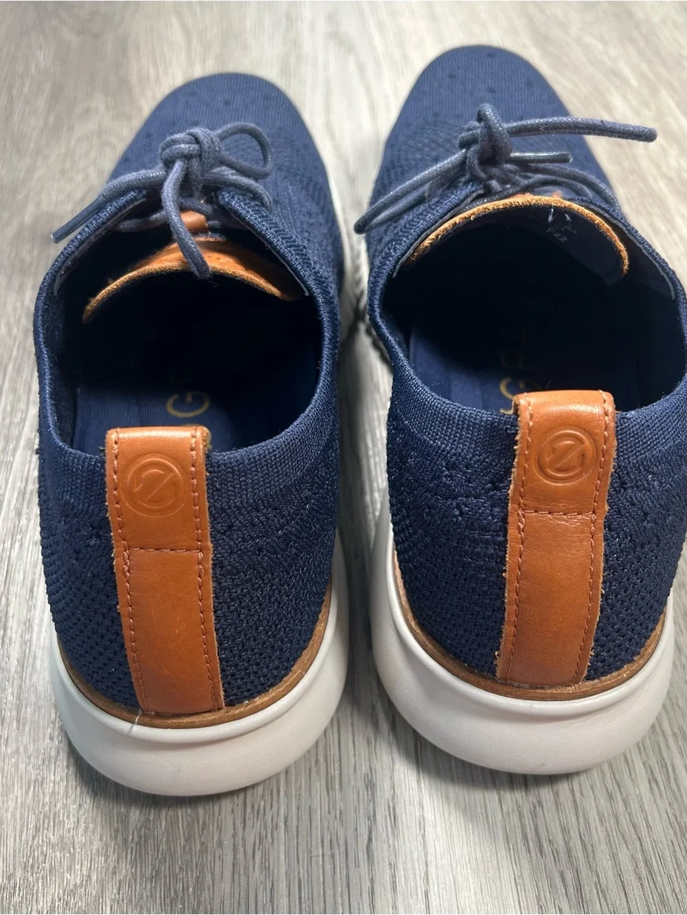 Cole Haan 2.ZeroGrand Stitchlite Men's Size 11 Blue Knit Shoes Sneakers C27569